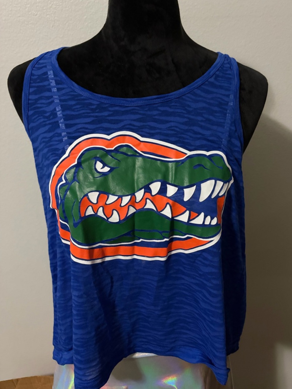 Blue University Gators Graphic Tank Top
